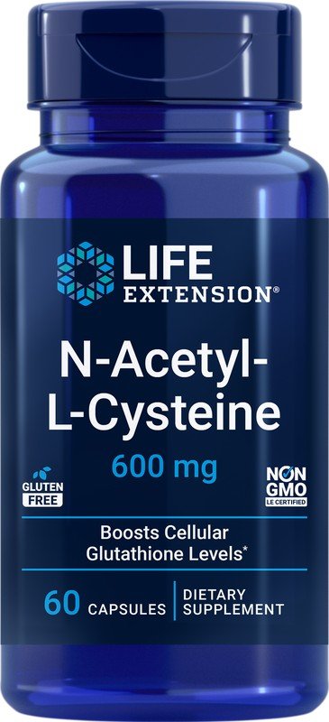 Life Extension N-Acetyl-L-Cysteine 600 mg 60 VegCap