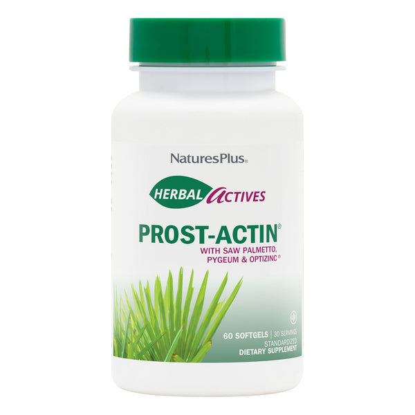Nature's Plus ProstActin Herbal Actives Formula 60 Softgel