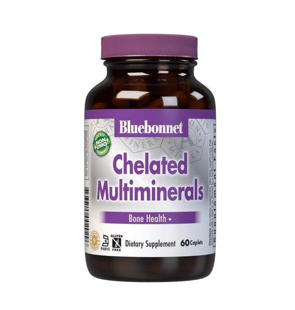 Bluebonnet Chelated MultiMinerals with Iron 60 Caplet