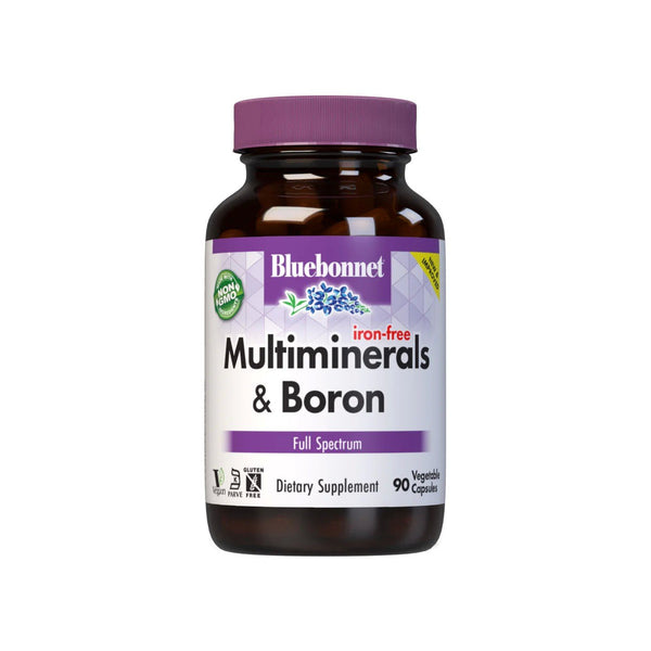 Bluebonnet Multi Minerals Plus Boron - Iron Free 90 Capsule
