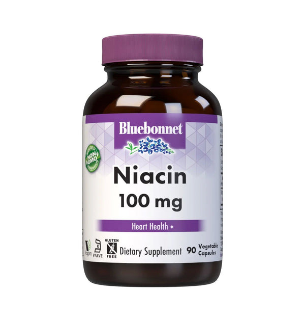 Bluebonnet Niacin 100mg 90 VegCaps