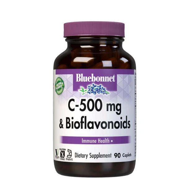 Bluebonnet C-500mg Plus Bioflavonoids 90 Caplet
