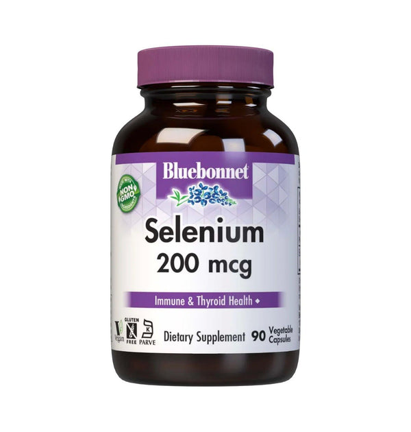 Bluebonnet Selenium 200mcg 90 Vegetarian Capsules