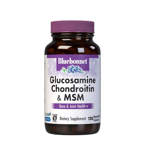 Bluebonnet Glucosamine Chondroitin Plus MSM 120 Capsule