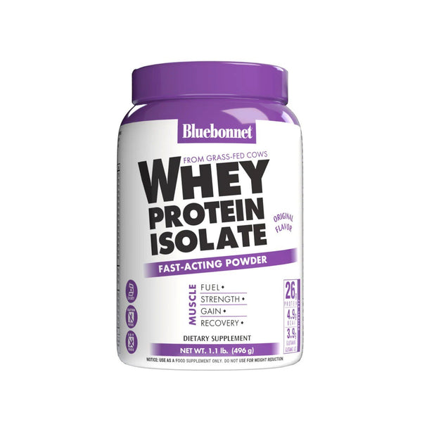 Bluebonnet Whey Protein Isolate Original 1.1 lbs Powder
