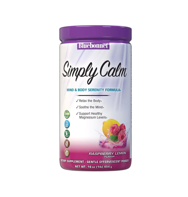 Bluebonnet Simply Calm Powder Raspberry Lemon 1 lb Powder