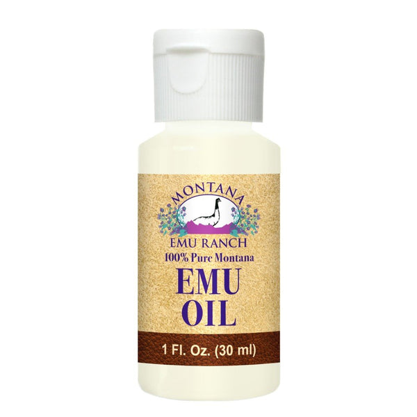 Montana Emu Ranch Co. 100% Pure Montana Emu Oil-Plastic Bottle 1 oz Liquid