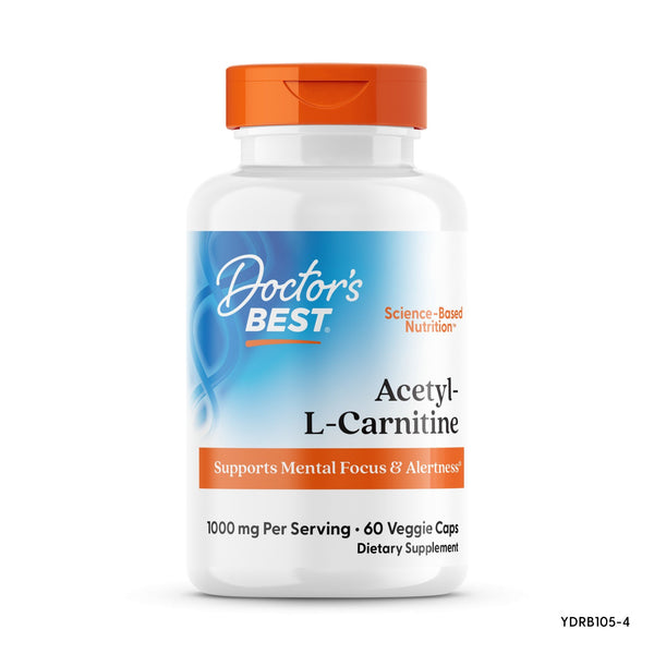 Doctors Best Acetyl-L-Carnitine 1000 mg 60 Veggie Cap
