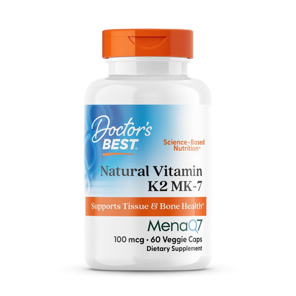 Doctors Best MK-7 featuring MenaQ7 (100 mcg) 60 VegCap