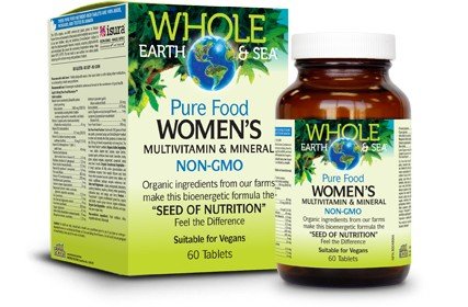 Natural Factors Whole Earth & Sea Women's Multivitamin & Mineral 60 Tablet