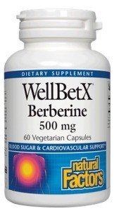 Natural Factors WellBetX Berberine 500mg 60 VegCap