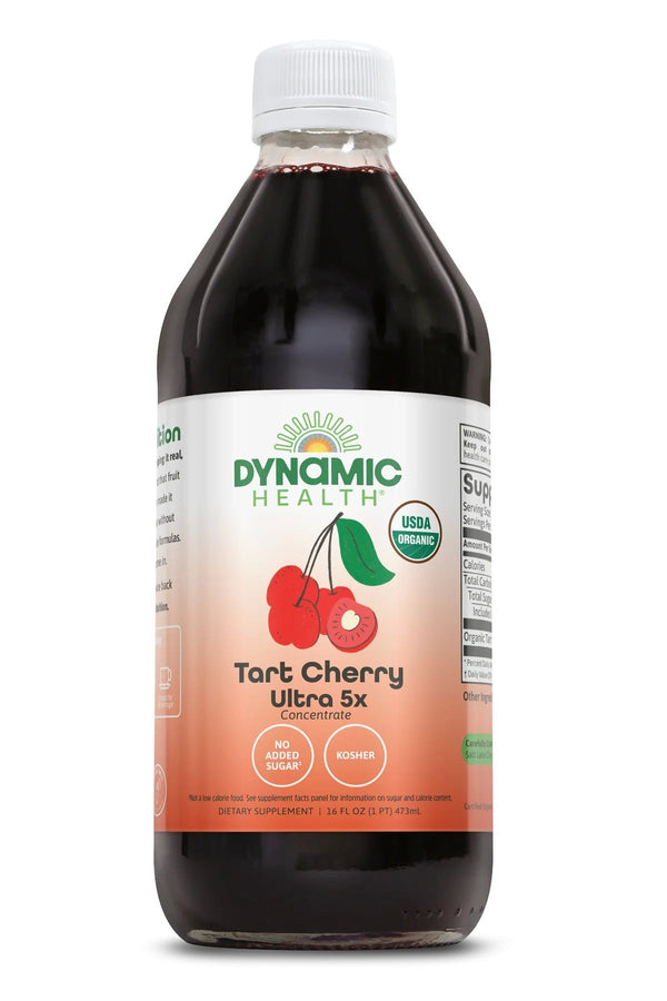 Dynamic Health Tart Cherry Ultra 5x Certified Organic 16 oz Liquid