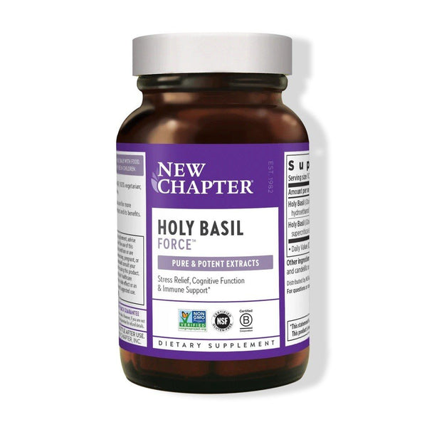 New Chapter Holy Basil Force 120 Liquid VegCap