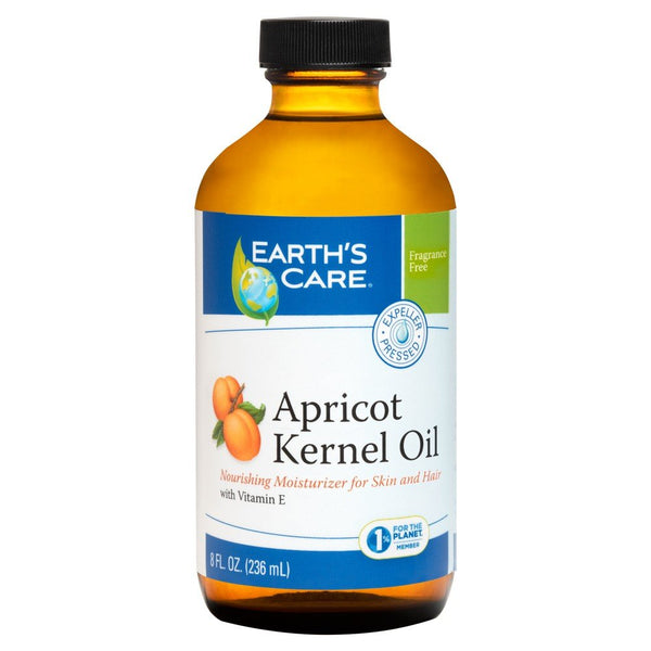 Earth's Care Apricot Kernel Oil 8 oz Oil