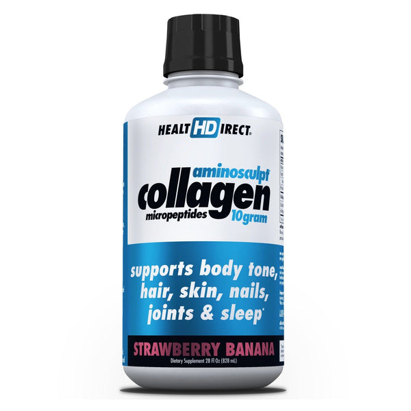 Health Direct AminoSculpt Sugar-Free 10 Gram Strawberry Banana 28 oz Liquid