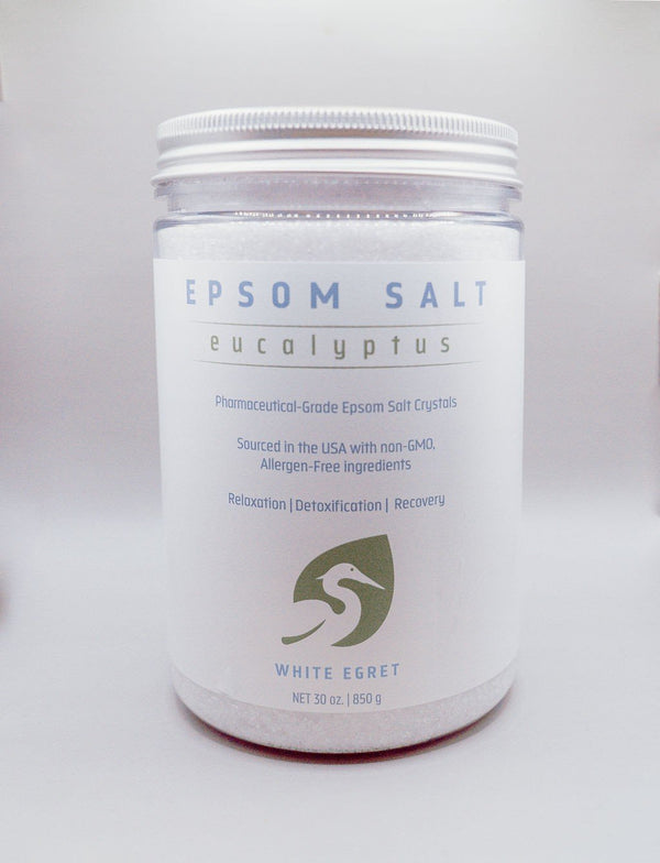 White Egret INC Eucalyptus Epsom Salt 30 oz Salt