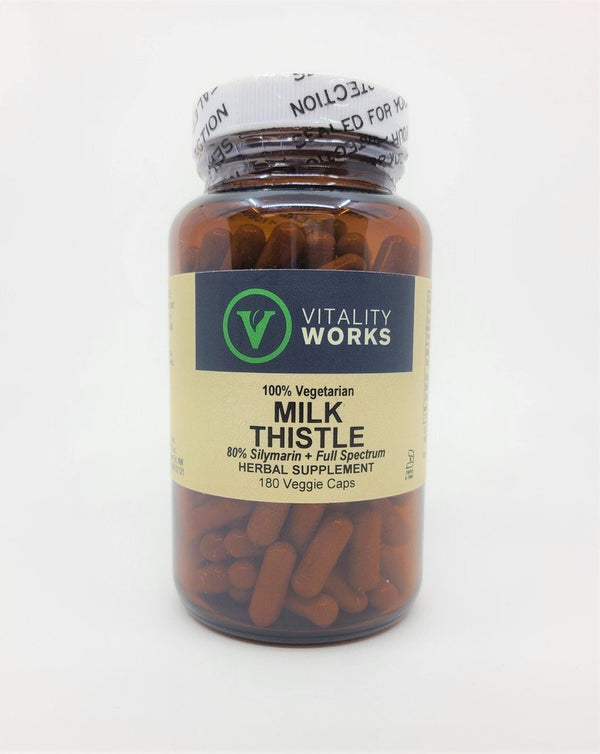 Vitality Works Milk Thistle 180 Capsule
