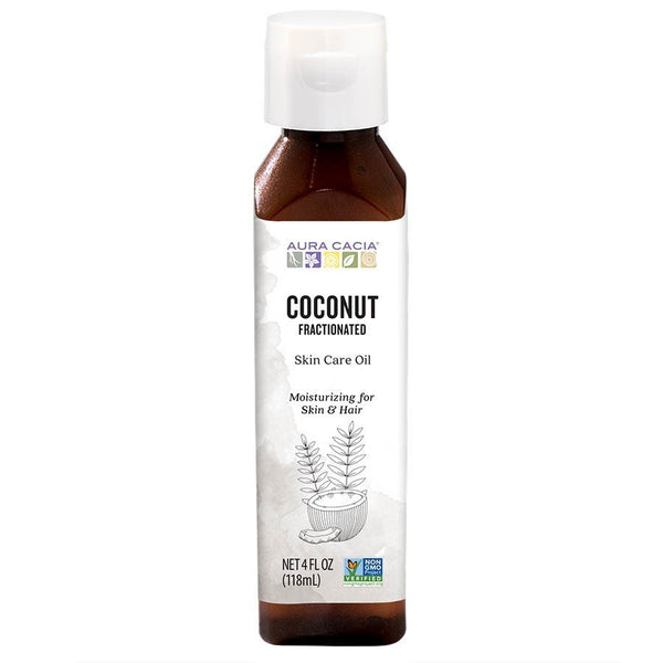 Aura Cacia Fractionated Coconut Oil 4.0 fl oz Oil