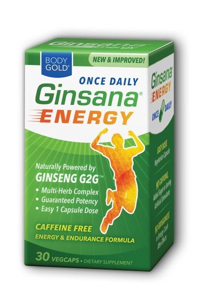Body Gold Ginsana Energy 30 VegCap