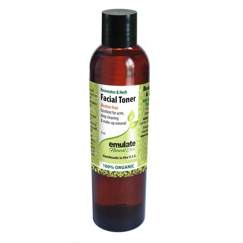 emulate Natural Care Moringa Rosewater & Herb Facial Toner 4 oz Liquid
