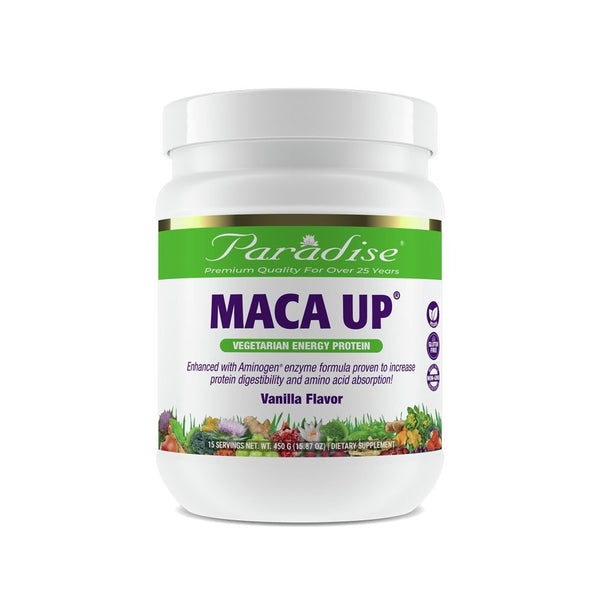 Paradise Herbs Maca Up Protein Vanilla 14.8 oz Powder