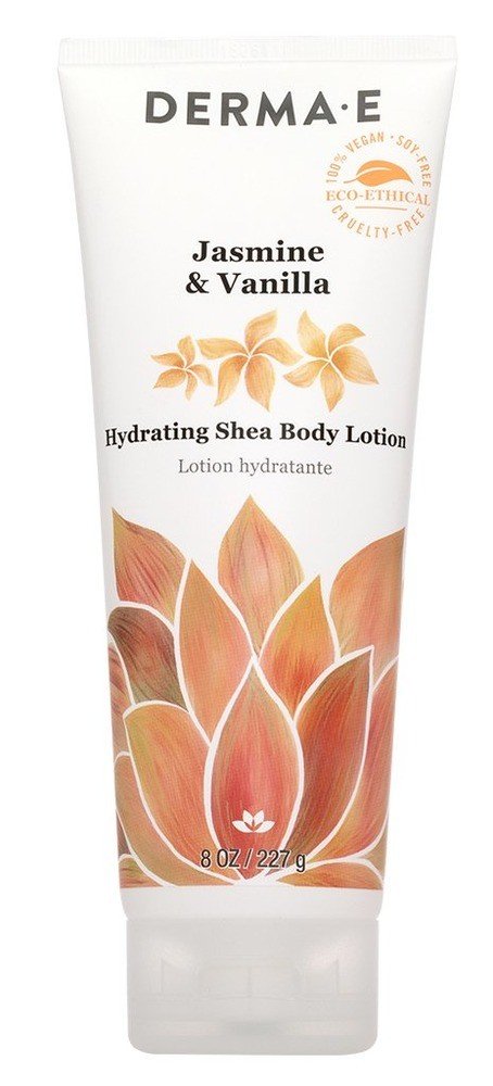 Derma-E Hydrating Shea Body Lotion Jasmine & Vanilla 8 oz Lotion