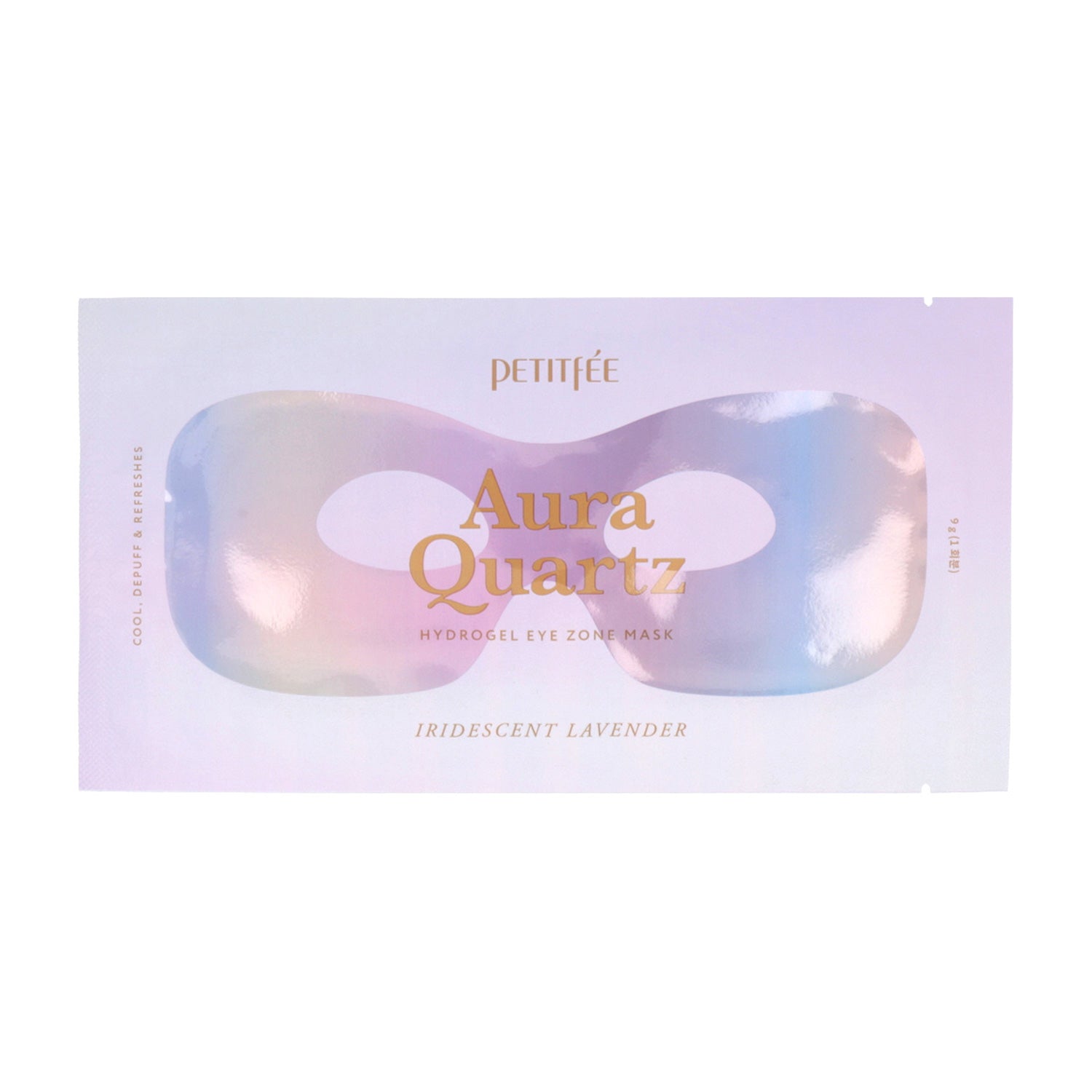 Petitfee Aura Quartz Hydrogel Eye Zone Mask Iridescent Lavender 1EA