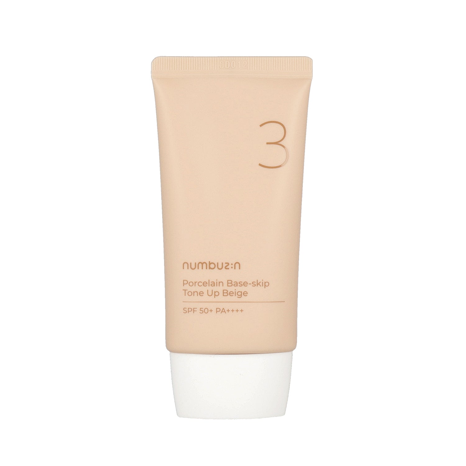 numbuzin No.3 Porcelain Base-skip Tone Up Beige SPF50+ PA+++ 50ml