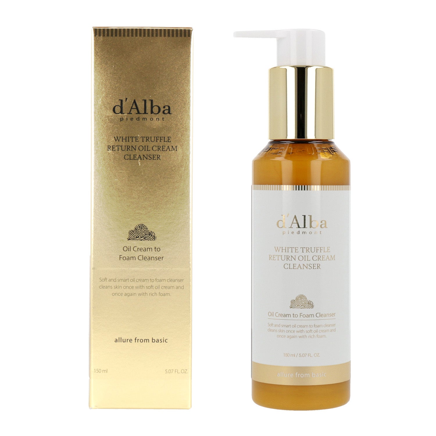 d'Alba White Truffle Return Oil Cream Cleanser 150ml