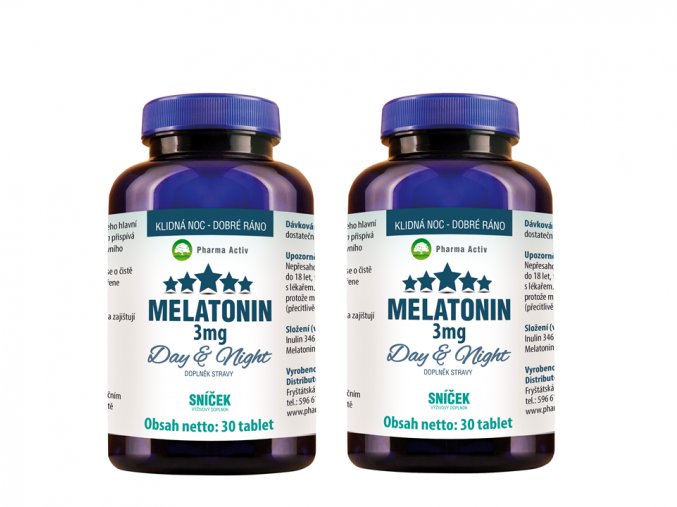 Melatonin Day & Night 3 mg 1 + 1 Free