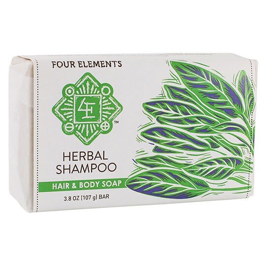Four Elements Organic Herbals Herbal Shampoo Bar 3.8 oz Bar