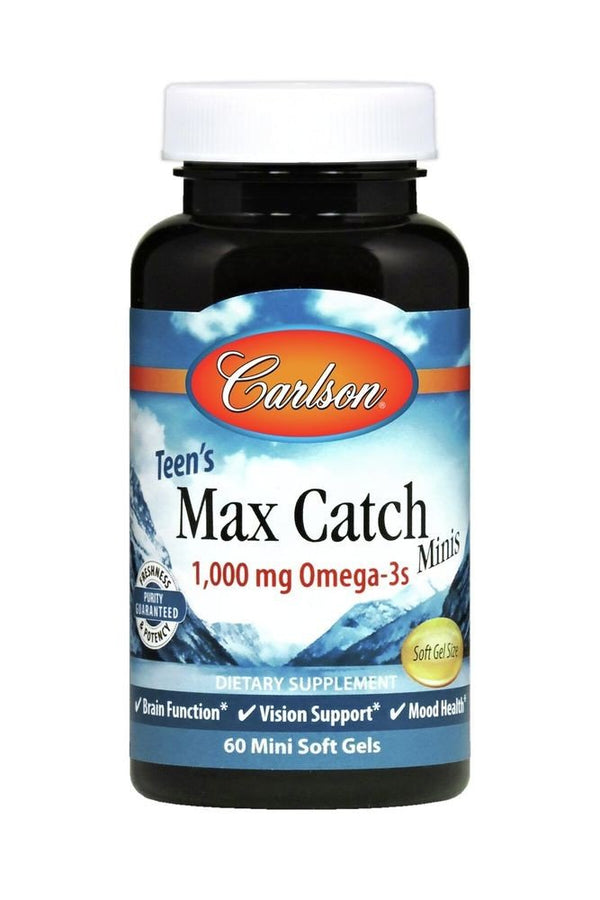 Carlson Laboratories Teen's Max Catch Minis 60 Softgel