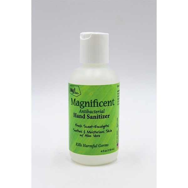 Mg12 Magnificent Antibacterial Hand Sanitizer Eucalyptus 4 oz Spray