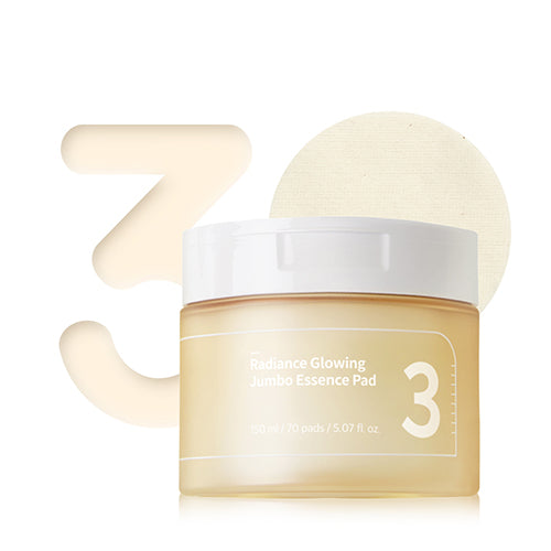 numbuzin No.3 Radiance Glowing Jumbo Essence Pad 150ml/ 70Pads