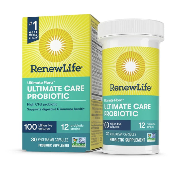 Renew Life Ultimate Flora Ultimate Care Probiotic 100 Billion 30 VegCap