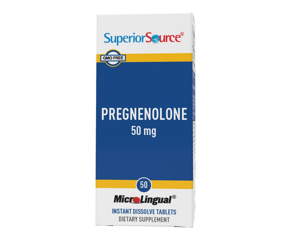 Superior Source Pregnenolone 50 mg 50 Sublingual Tablet