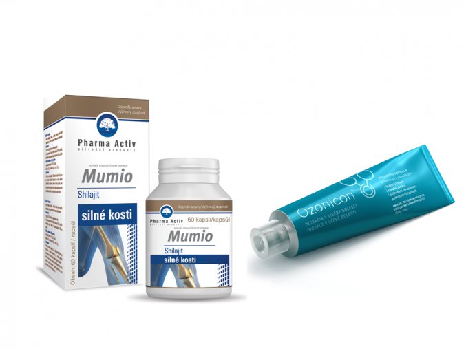 Shilajit Mumio 60 caps. + Ozonicon cream 100 g