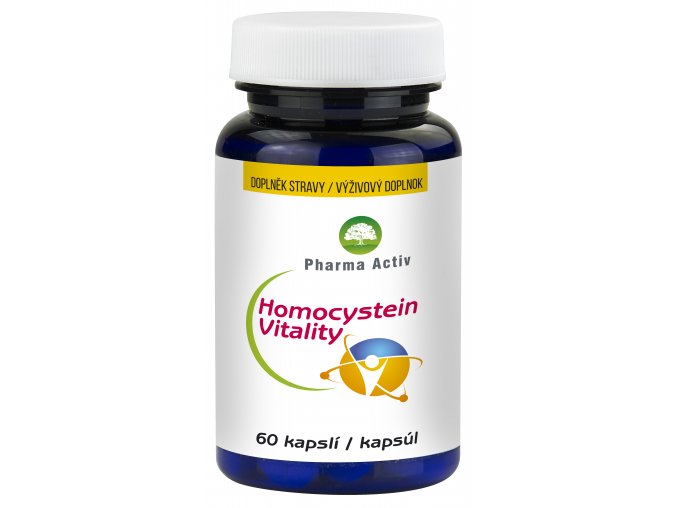Homocystein Vitality vitamins B6 & B12 60 caps.