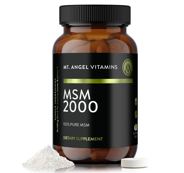Mt. Angel Vitamins MSM 2000 60 Tablet