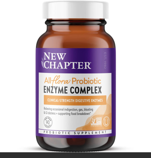 New Chapter All Flora Probiotic-Enzyme Complex 90 Capsule
