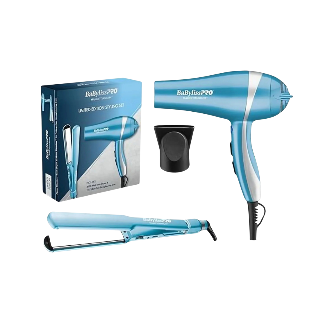 Nano Titanium Dryer & Straightener Holiday Prepack