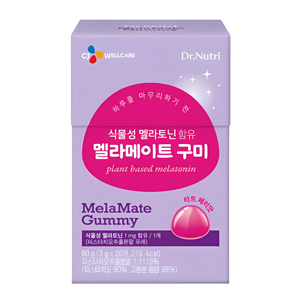 CJ Wellcare Dr.Nutri Melamate Gummies with Melatonin 60g (20 Gummies)