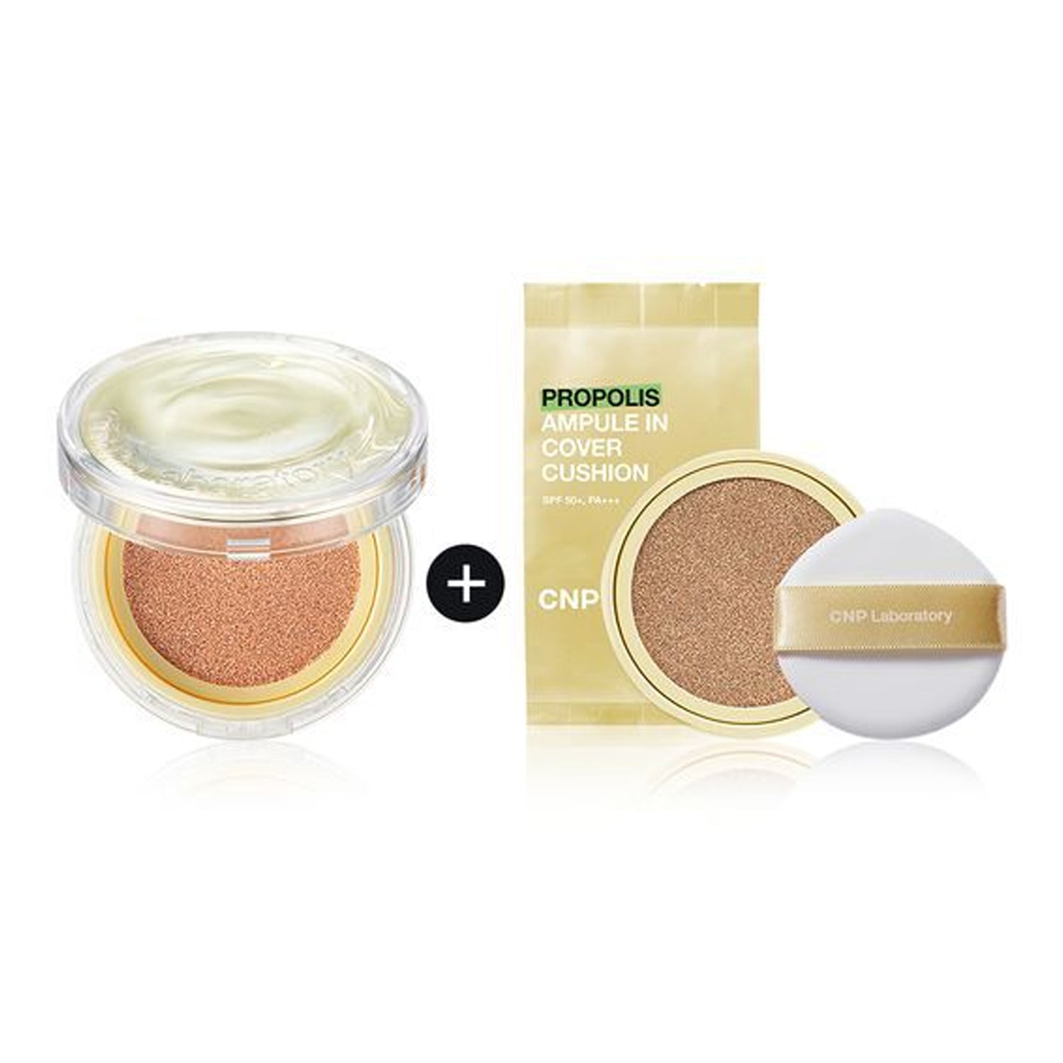 CNP Laboratory Propolis Ampule In Cover Cushion 15g Refill Set (Main + Refill)
