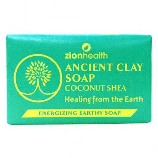 Zion Health Ancient Clay Soap Coconut Shea 6 oz Bar Soap