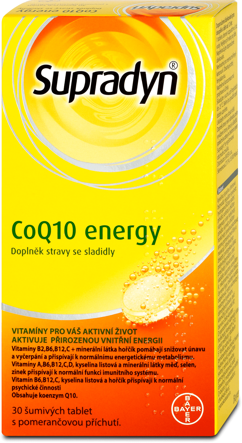 Bayer Supradyn CoQ10 Energy, 30 Effervescent tablets