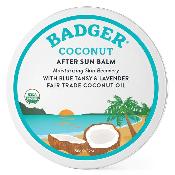 Badger Coconut After Sun Balm Tin 2 oz Balm