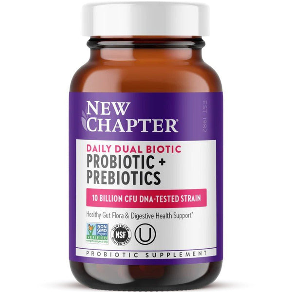 New Chapter Daily Dual Biotic Probiotic + Prebiotic 60 VegCap