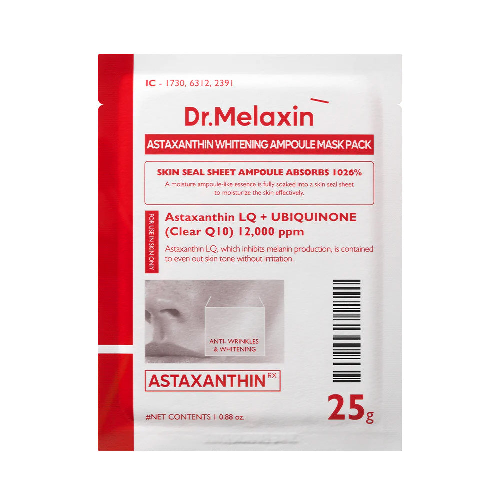 Dr.Melaxin Astaxanthin Whitening Ampoule 5 Masks Pack