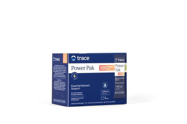 Trace Minerals Electrolyte Power Pak Guava Passion Fruit 30 Packets Box