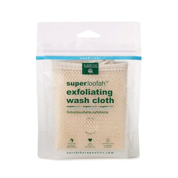 Earth Therapeutics Super Loofah Exfoliating Wash Cloth 1 Box